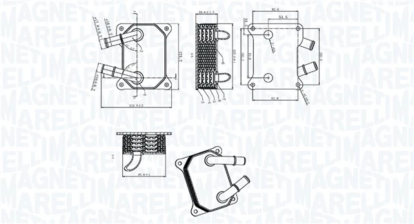 Oil Cooler, engine oil